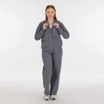 Костюм жакет/топ/брюки NEW COLOR А-1664 (44, Серый)