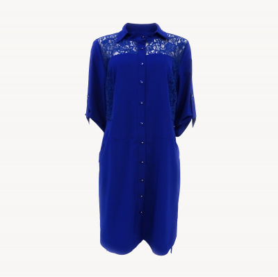 Платье-рубашка AY-SEL 7995 (46, синий)