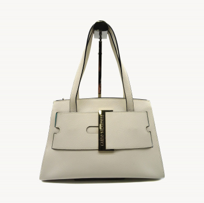 Сумка C.SALVATELLI А-336 н.кожа (Молочный)