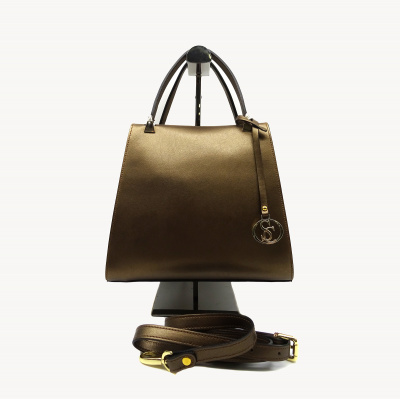 Сумка C.SALVATELLI  А-332 н.кожа (бронза)