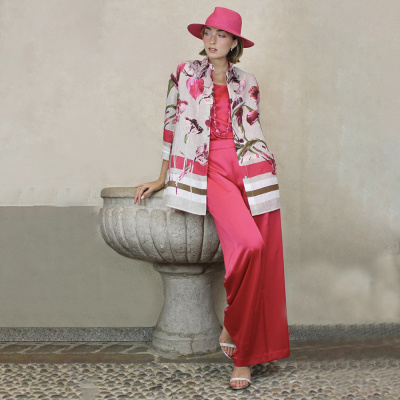 Костюм (топ+брюки) PAMELA 3241/3411 (50, Розовый)