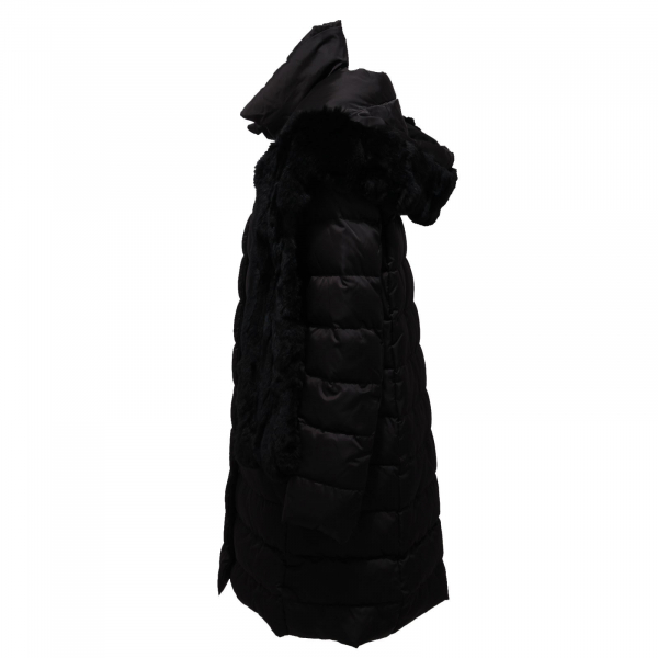 Пальто пуховик нат.мех MARELLA MIRIAM 34960499  (46, Nero)