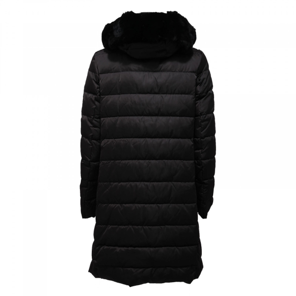 Пальто пуховик нат.мех MARELLA MIRIAM 34960499  (46, Nero)