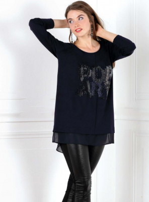 Туника Alain Murati 15365Y (L, Blu)