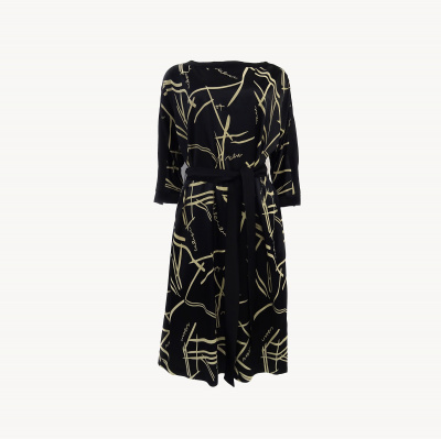 Платье EBBERRO 2623 (46, черно-бежевый)