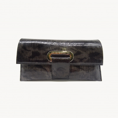 Сумка клатч D.GREGORIO А-102 Fix н.кожа/лак (Черный)