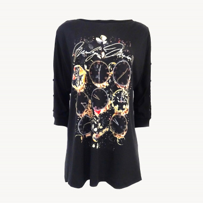 Туника Alain Murati 15394Y (XXL, Black)