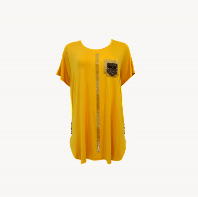 Футболка AZRA 5166 (1, горчичный)