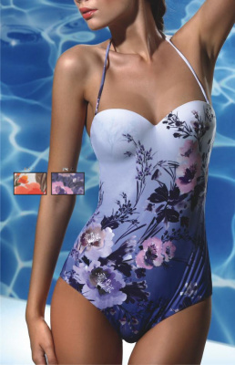 Купальник слитный Prelude YF 14 (44C, Grigio/Green)