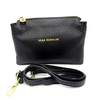 Сумка жен.SARA BURGLAR А-173 н.кожа (Черный)
