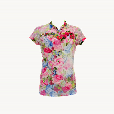 Блуза Philippe Carat - С 116 (M/L, Fuxia)