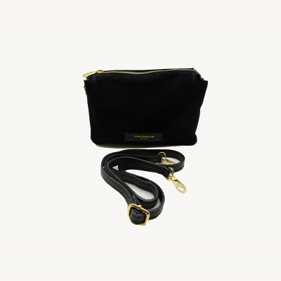 Сумка SARA BURGLAR А-173/1 нат.кожа/замша (цвет: Черный)