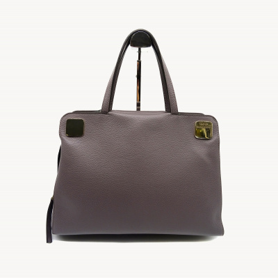 Сумка-тоут C.SALVATELLI  А-301 н.кожа (светло-серый)