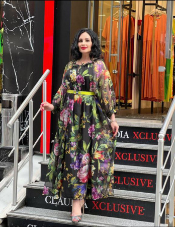 Платье TESSY А-7157 (44, Черный)