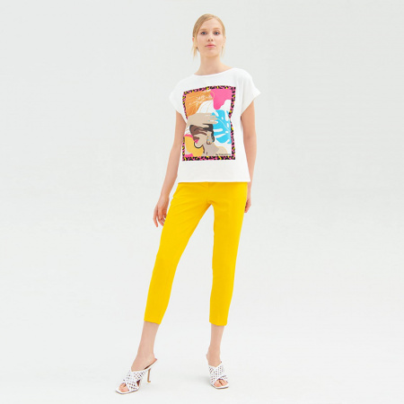 Футболка с принтом Fracomina