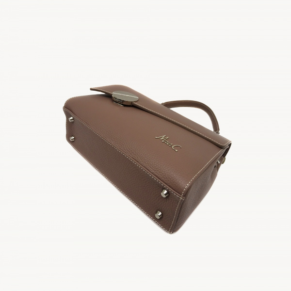 Сумка MARINA C A-5136  нат.кожа (Светло-серый)