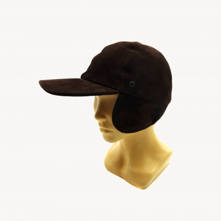 Кепка муж. R.ROSSI 23689 нат.замша (60, Коричневый)