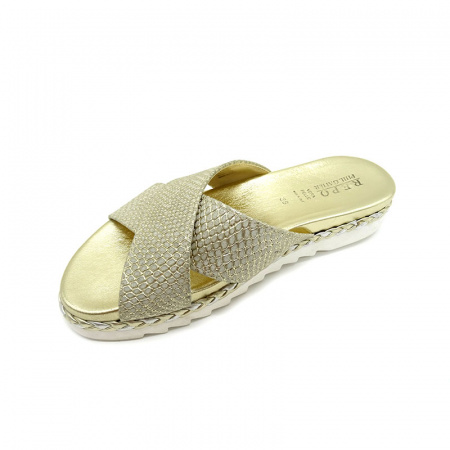 Сабо REPO А-61132 н.кожа  (39, Золотой)