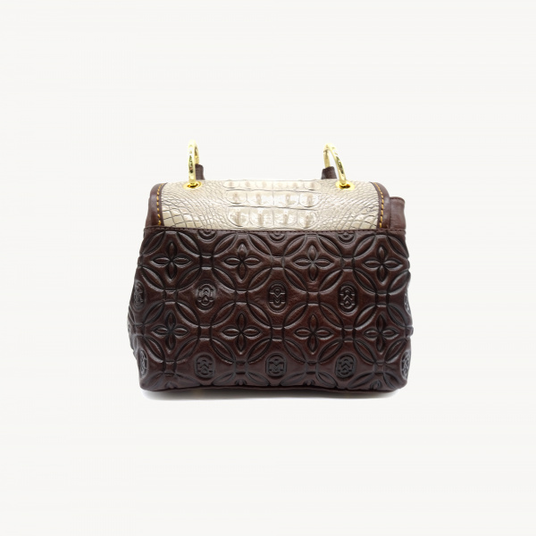 Кожаная сумка-сэтчел Marino Orlandi