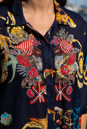 Платье на пуговицах AnastaSea