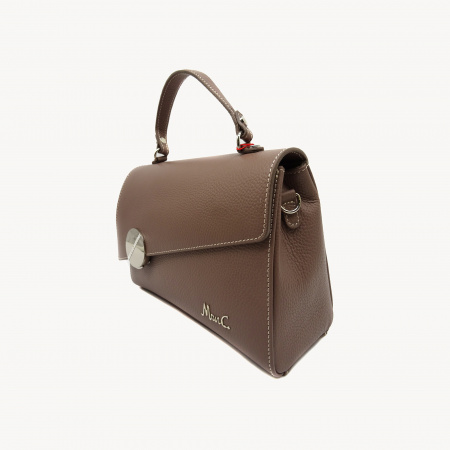 Сумка MARINA C A-5136  нат.кожа (Светло-серый)