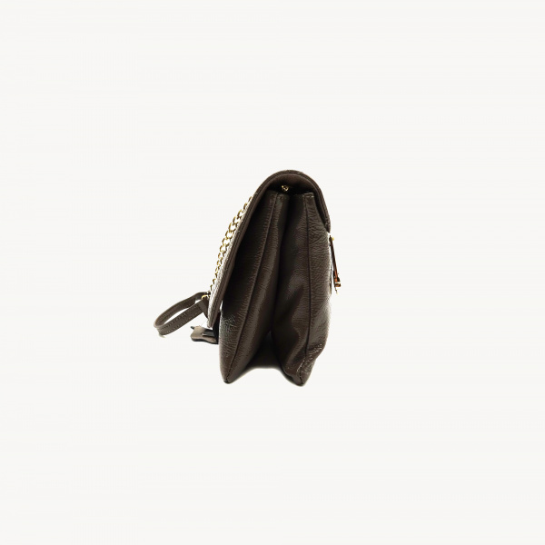 Сумка-клатч D.GREGORIO А-2675 лак (светло-коричневый)