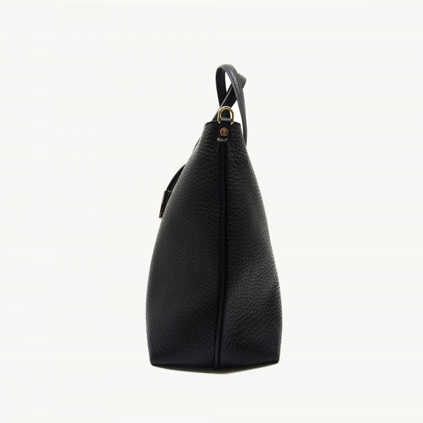 Сумка-тоут C.SALVATELLI  А-575 нат.кожа (Черный)