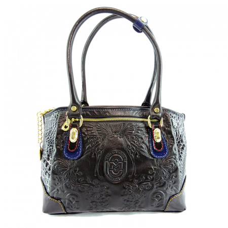 Кожаная сумка-тоут Marino Orlandi