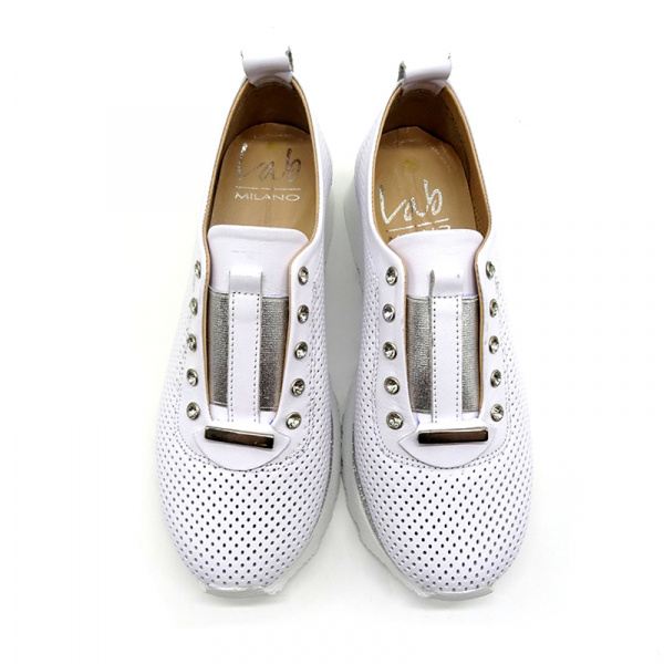Кроссовки LAB MILANO А-125230 н.кожа (39, Белый)