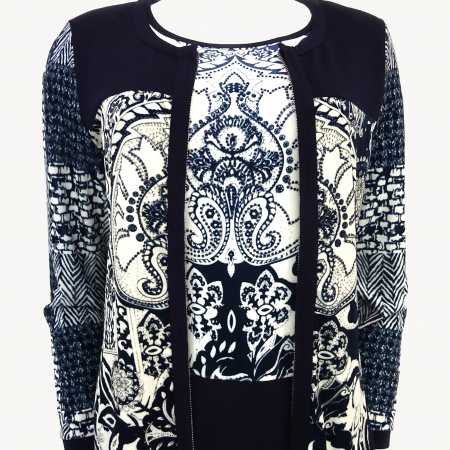Жакет+блуза Rinatti R483TW-A (XXXL, Blu)