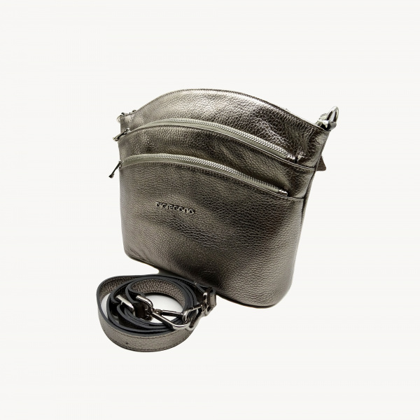 Сумка D.GREGORIO 8653 н.кожа laminato (цвет: Серый)