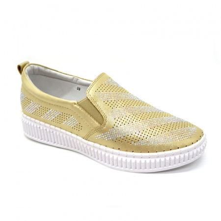 Кожаные слипоны Francesco V.