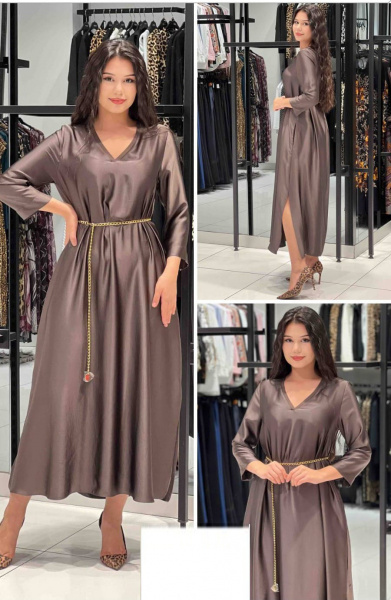 Платье PIENA 6551 (4, Коричневый)