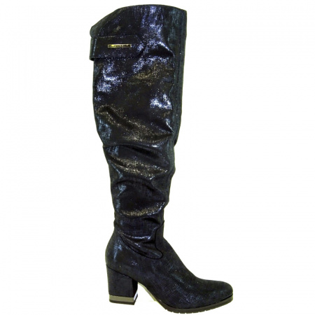 Сапоги CONNI А-6176 н.кожа/байка/лазер (40, синий)