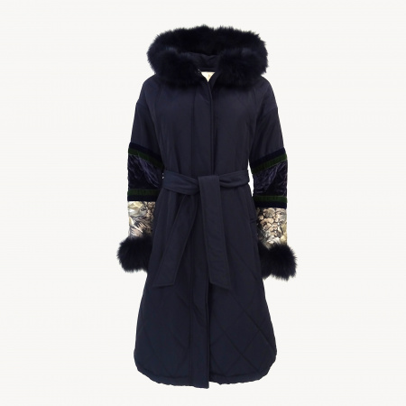 Пальто пуховик с капюшоном Florence Mode