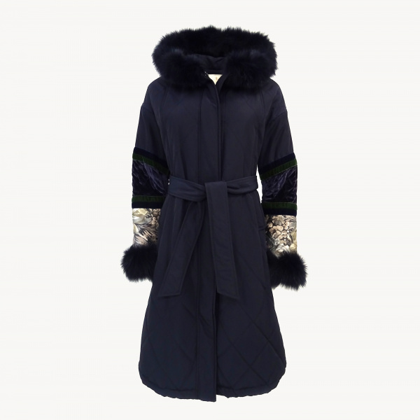 Пальто пуховик с капюшоном Florence Mode