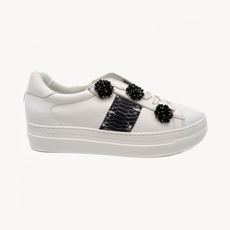 Кожаные кеды Lab Milano