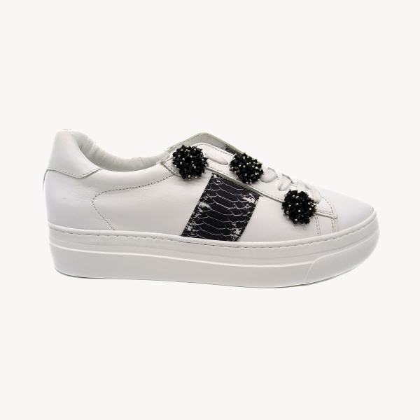 Кожаные кеды Lab Milano