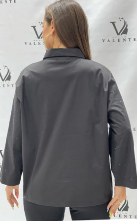 Рубашка жен.VALENTE А-3297 (1, Черный)