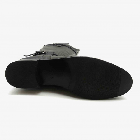 Кожаные сапоги-ботфорты Andrea Lattanzi