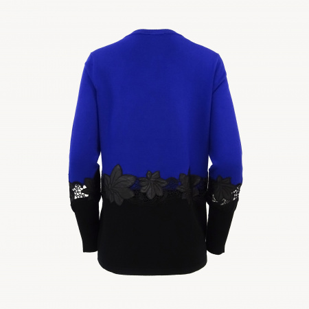 Пуловер жен. YU.K.ByS 16AH 088 (2, Blu/Nero)