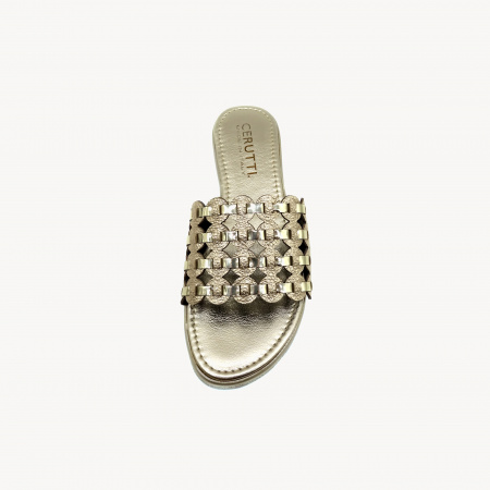 Сабо CERUTTI А-20223 н.кожа (36, Золото)