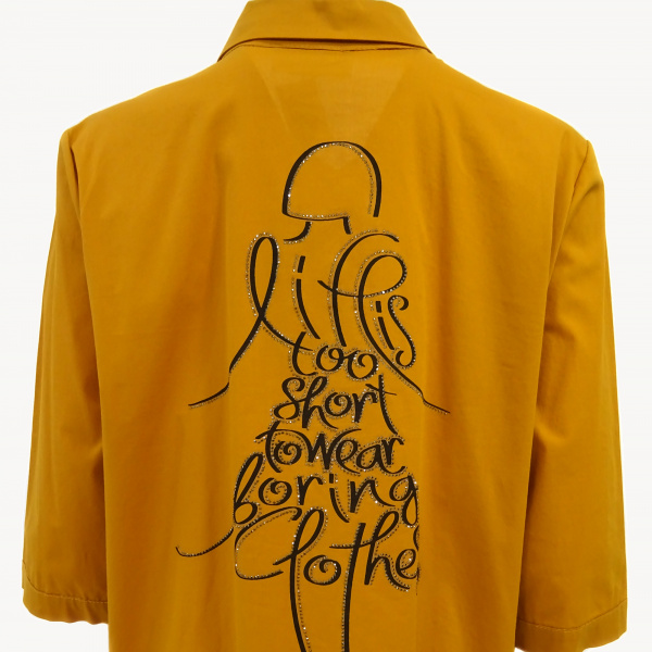 Рубашка AY-SEL  21535 (46, горчичный)