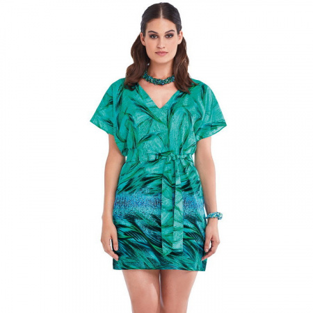 Пляж. платье-пончо Magistral 190MO-A300 (XXXL, Menta)