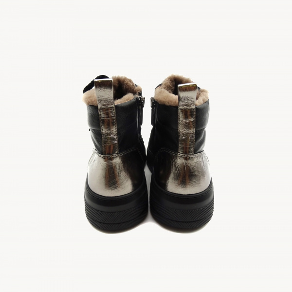 Ботинки Mot-Cle 3151 нат.замша/кожа/мех (37, Черный)