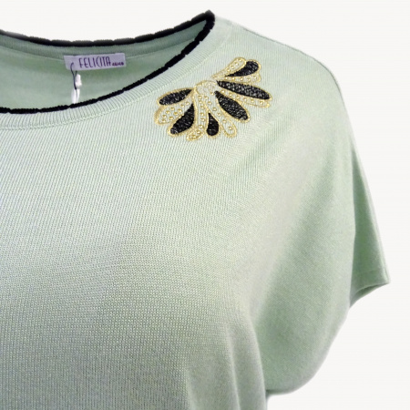 Блуза Felicita А-6224 (46-48, Зеленый)