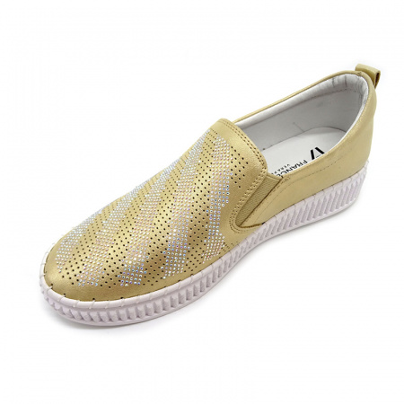 Кожаные слипоны Francesco V.