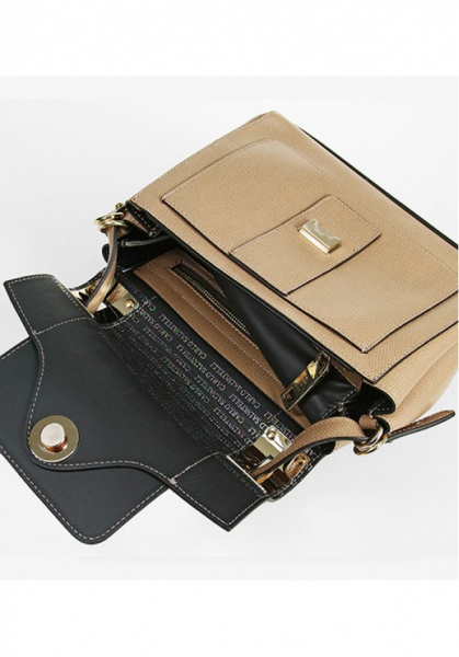 Сумка классическая C.SALVATELLI  А-380 н.кожа (бежевый)