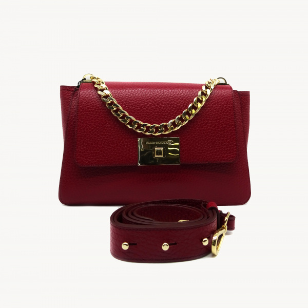 Кожаная сумка через плечо Carlo Salvatelli Cervino