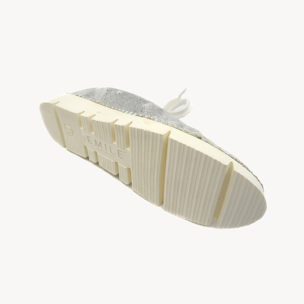 Кроссовки EMILE А-2240-4043 н.кожа (35, Серебро)